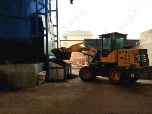 2萬噸雞糞擠壓有機肥